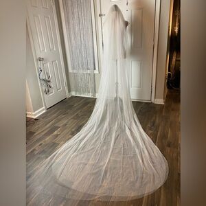 Cathedral Length Double Layer Ivory Veil